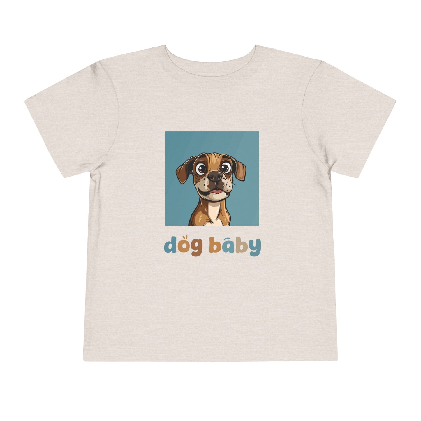 Cute Dog Baby Graphic T-Shirt - Toddler Tshirt - Baby Shirt - Baby Dog Shirt