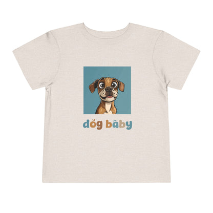 Cute Dog Baby Graphic T-Shirt - Toddler Tshirt - Baby Shirt - Baby Dog Shirt