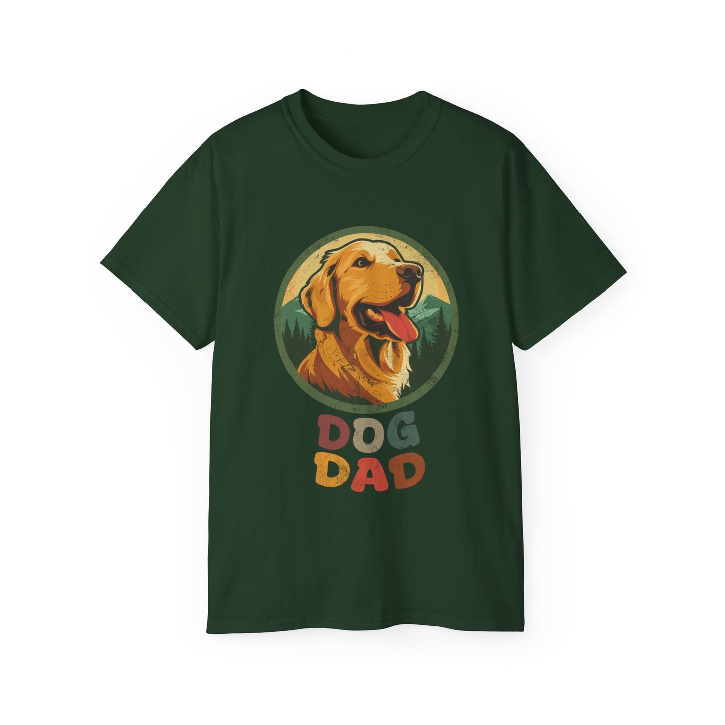 Dog Dad T Shirt Golden Retriever Dog Dad Gift Ideas Golden Retriever Dad