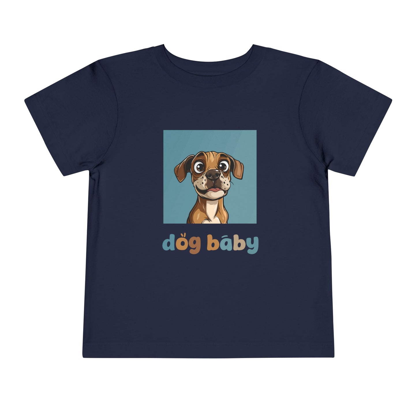 Cute Dog Baby Graphic T-Shirt - Toddler Tshirt - Baby Shirt - Baby Dog Shirt