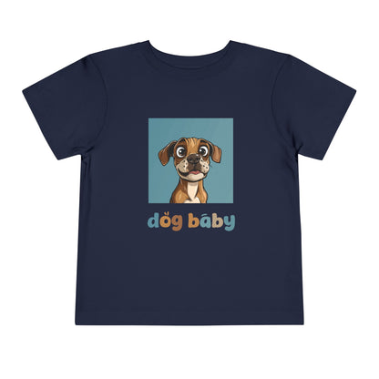 Cute Dog Baby Graphic T-Shirt - Toddler Tshirt - Baby Shirt - Baby Dog Shirt