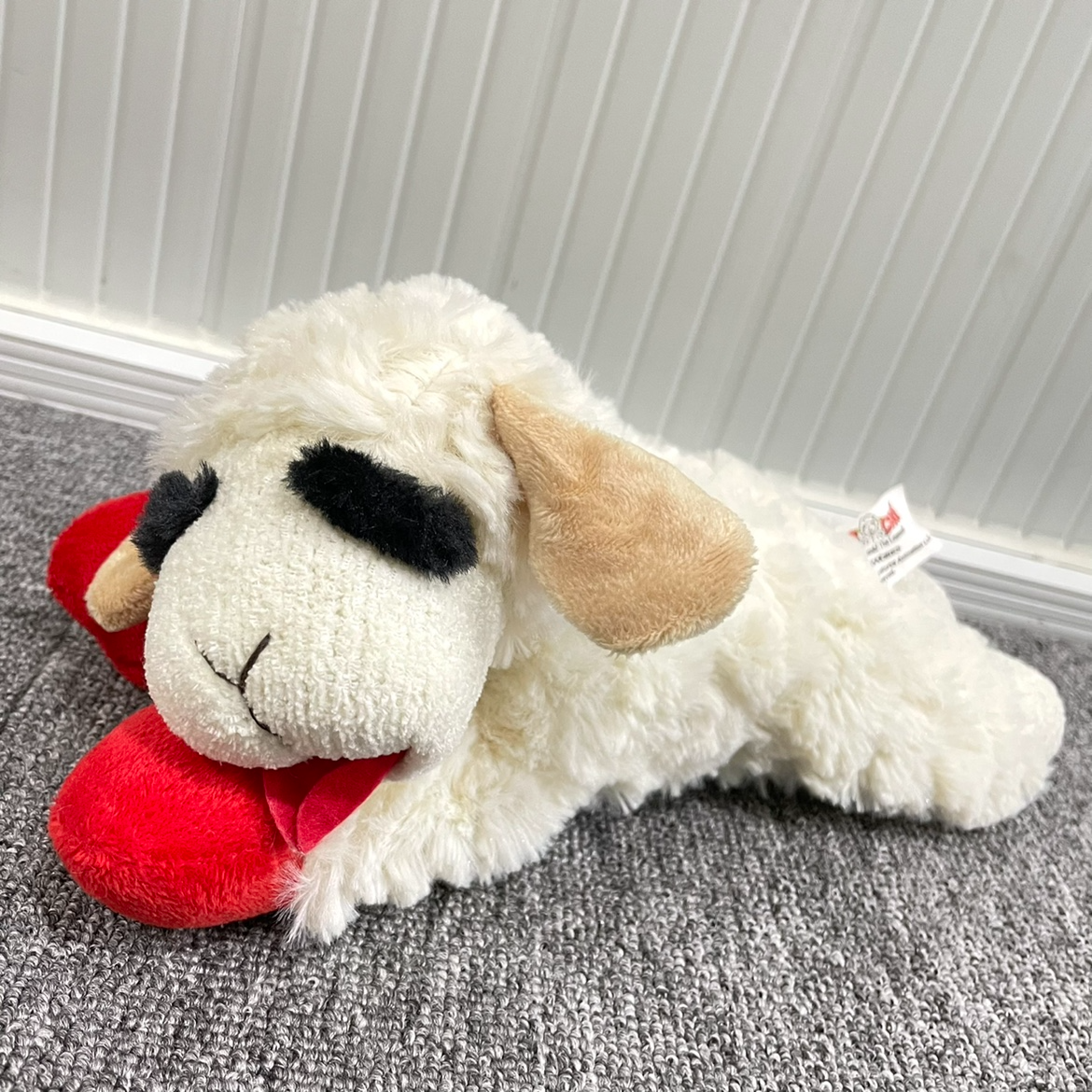 Squeaky Dog Toys Pet Lamb 10" Soft Plush Squeaker Toys