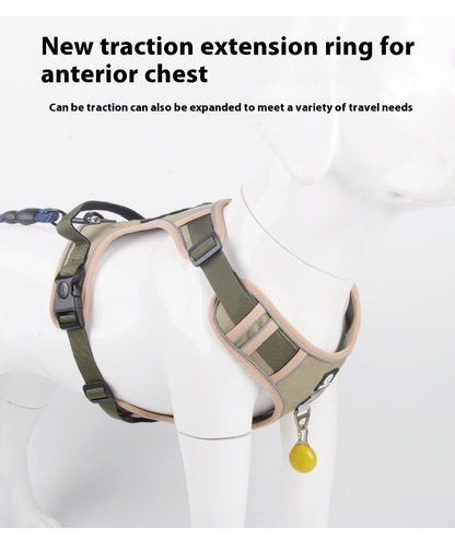 Dog Harness No-Pull - Explosion-Proof Handle Chest Harness for Dogs