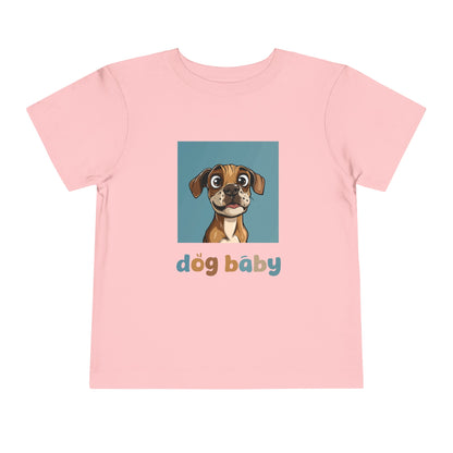 Cute Dog Baby Graphic T-Shirt - Toddler Tshirt - Baby Shirt - Baby Dog Shirt