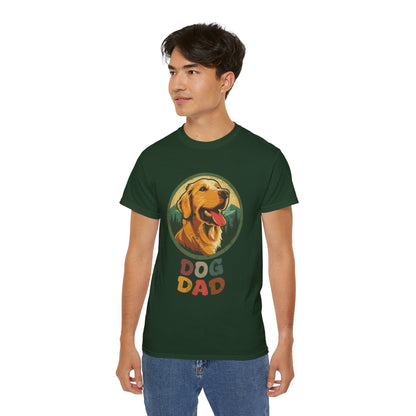 Dog Dad T Shirt Golden Retriever Dog Dad Gift Ideas Golden Retriever Dad