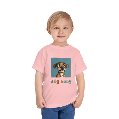 Cute Dog Baby Graphic T-Shirt - Toddler Tshirt - Baby Shirt - Baby Dog Shirt