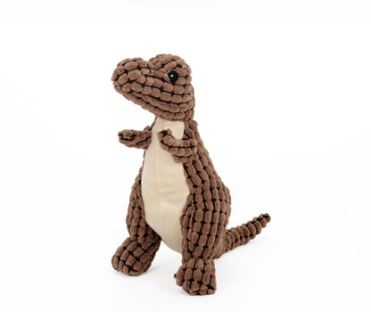 Dino-Mite Fun: Dinosaur Plush Toy with Squeakers for Dogs