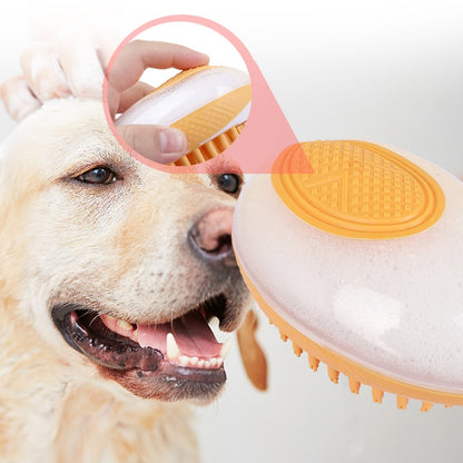 Pup Pamper: 2-in-1 Dog Bath Brush and Massage Comb