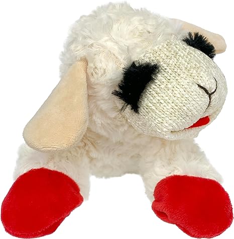 Squeaky Dog Toys Pet Lamb 10" Soft Plush Squeaker Toys