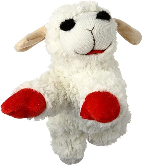 Squeaky Dog Toys Pet Lamb 10" Soft Plush Squeaker Toys