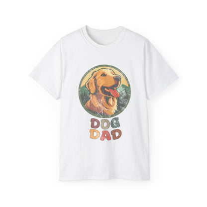 Dog Dad T Shirt Golden Retriever Dog Dad Gift Ideas Golden Retriever Dad