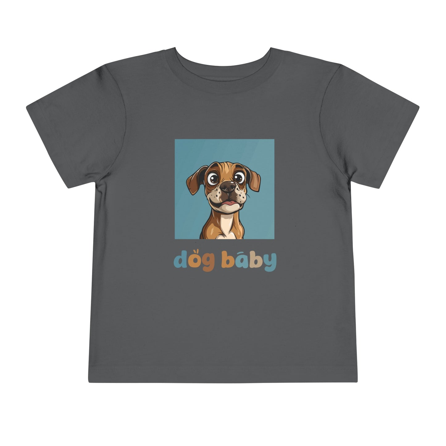 Cute Dog Baby Graphic T-Shirt - Toddler Tshirt - Baby Shirt - Baby Dog Shirt