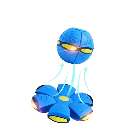 Fly & Fetch Frenzy: The Ultimate UFO Saucer Ball for Dogs