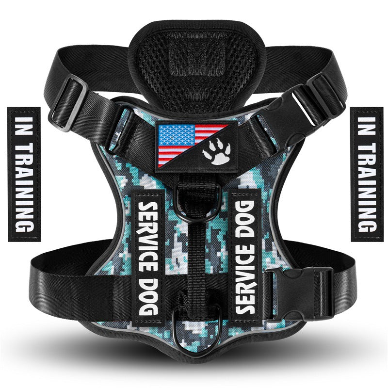 Night Patrol: Shock Absorption Reflective Tactical Dog Harness