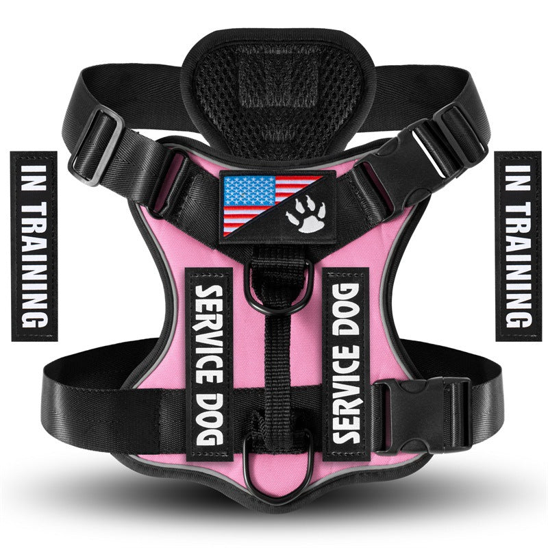 Night Patrol: Shock Absorption Reflective Tactical Dog Harness