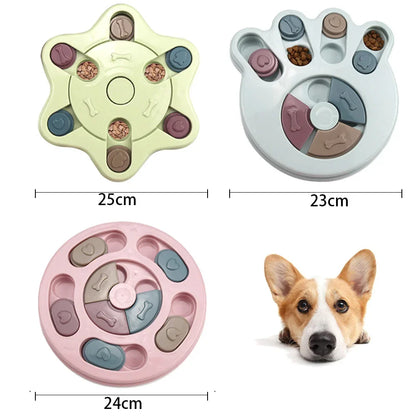 Brainy Bowl: Interactive Dog Puzzle Slow Feeder