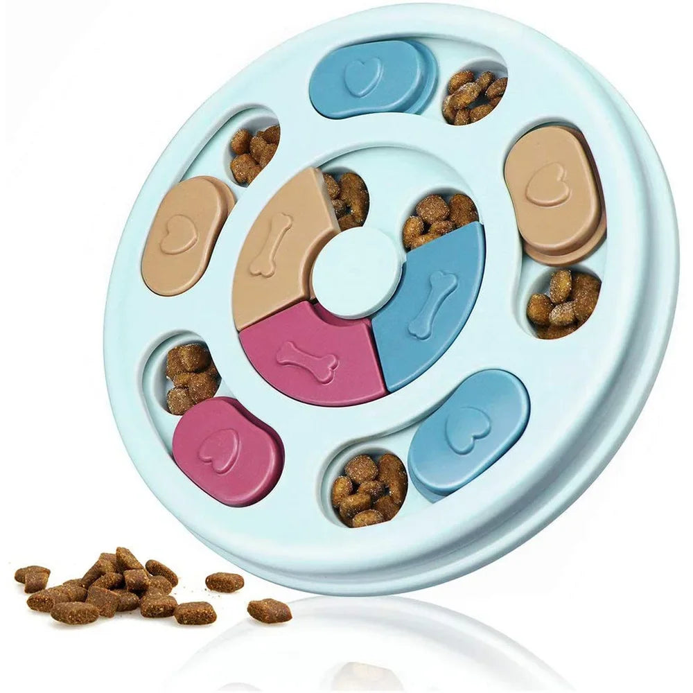 Brainy Bowl: Interactive Dog Puzzle Slow Feeder