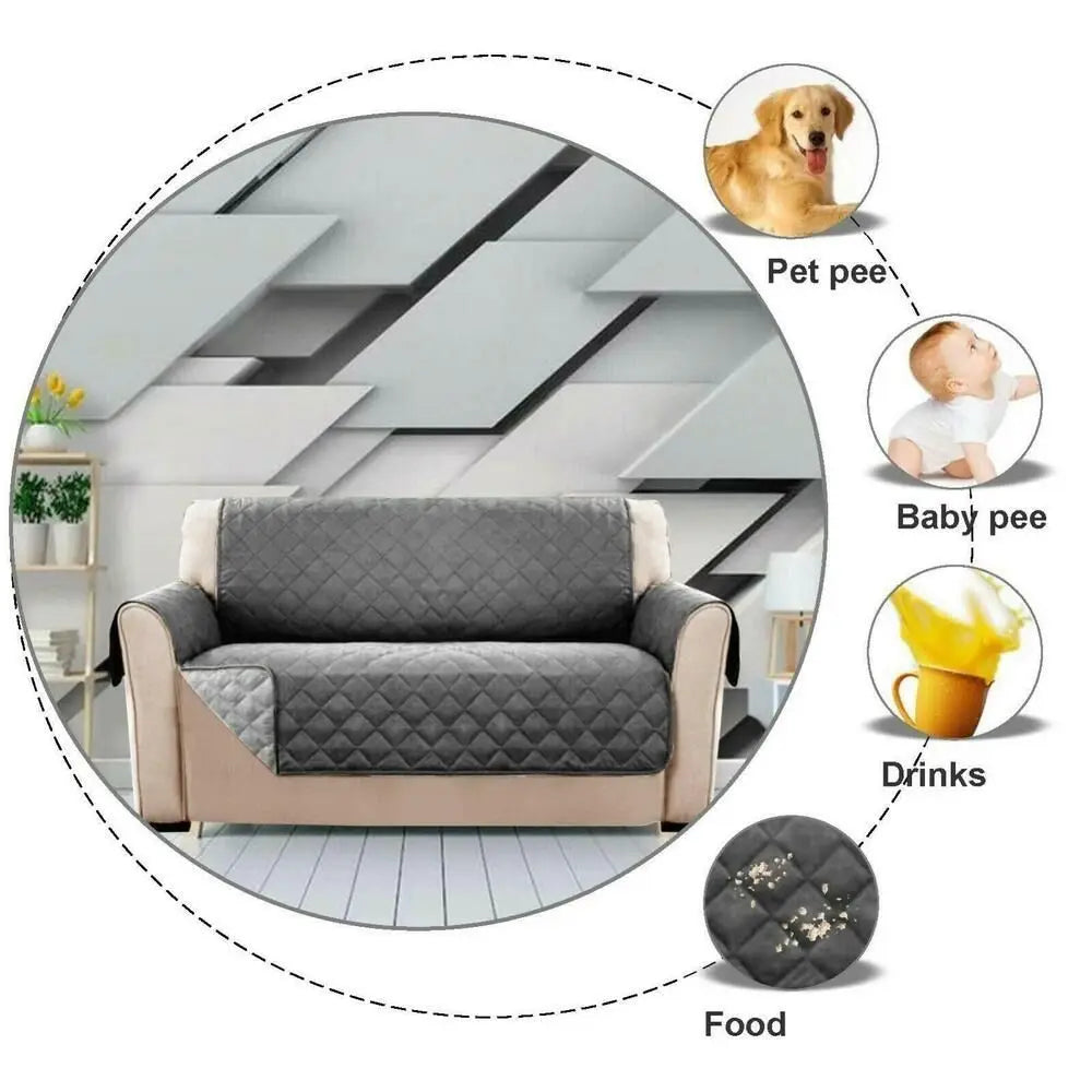 Paws & Paws Sofa Saver: Quilted Waterproof Furniture Cover