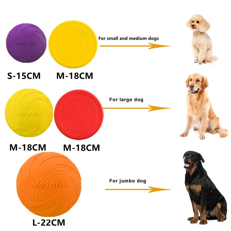 Fly High Fun: OUZEY Bite-Resistant Flying Disc for Dogs