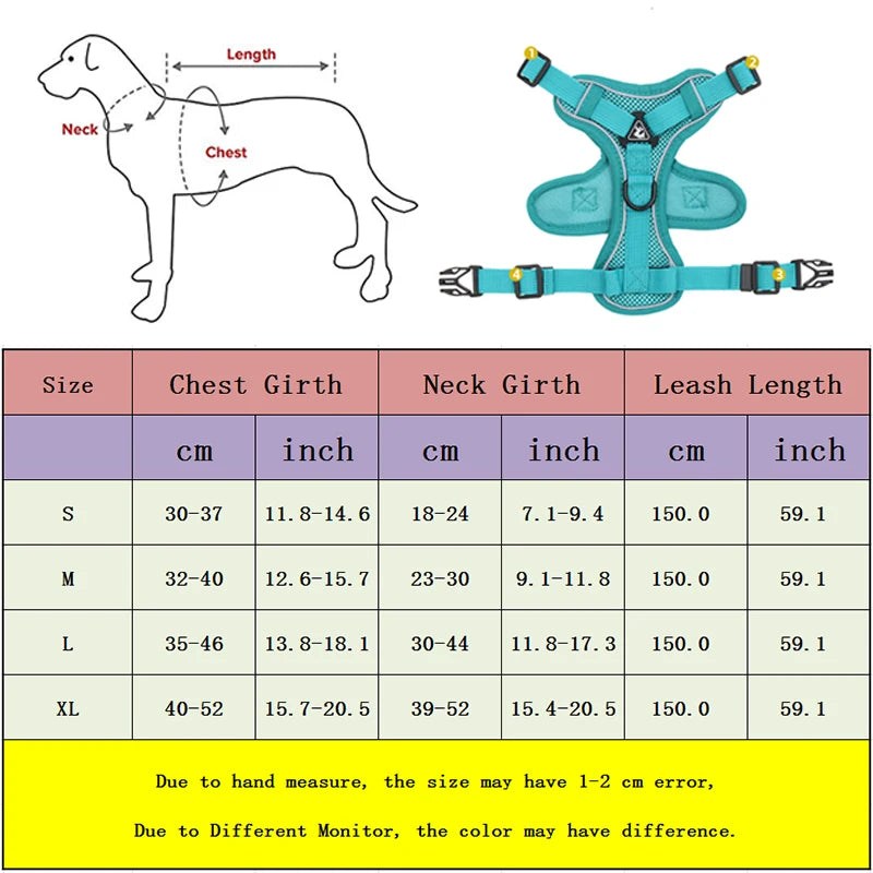 Pink Dog Harness - No Pull