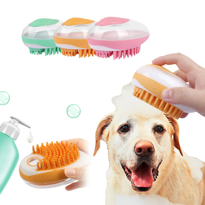 Pup Pamper: 2-in-1 Dog Bath Brush and Massage Comb